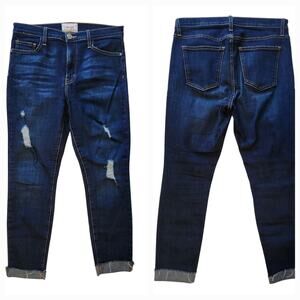 Current Elliott Highwaist Stiletto Great Love Destroy with Raw Hem sz 30.